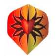 Orange Heart Spikes Poly Std (St 055) - Click Image to Close